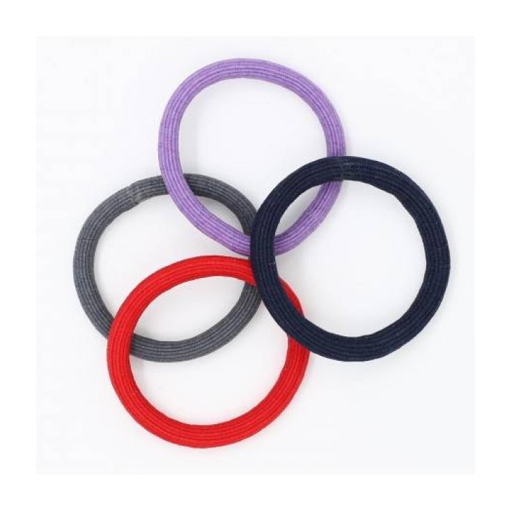 Élastiques colorés assortis 003/4 Komet Idea Beauty 4 pièces