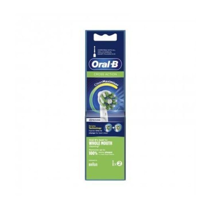 Cross Action Oral-B 2 têtes de rechange