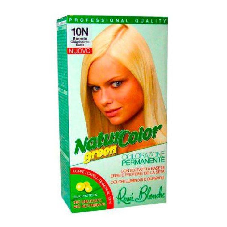 Natur Green Color 10N Blond Très Clair Renée Blanche 1 Kit