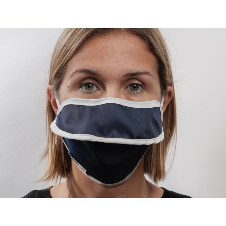 MASQUE MYCR BLEU/BLANC