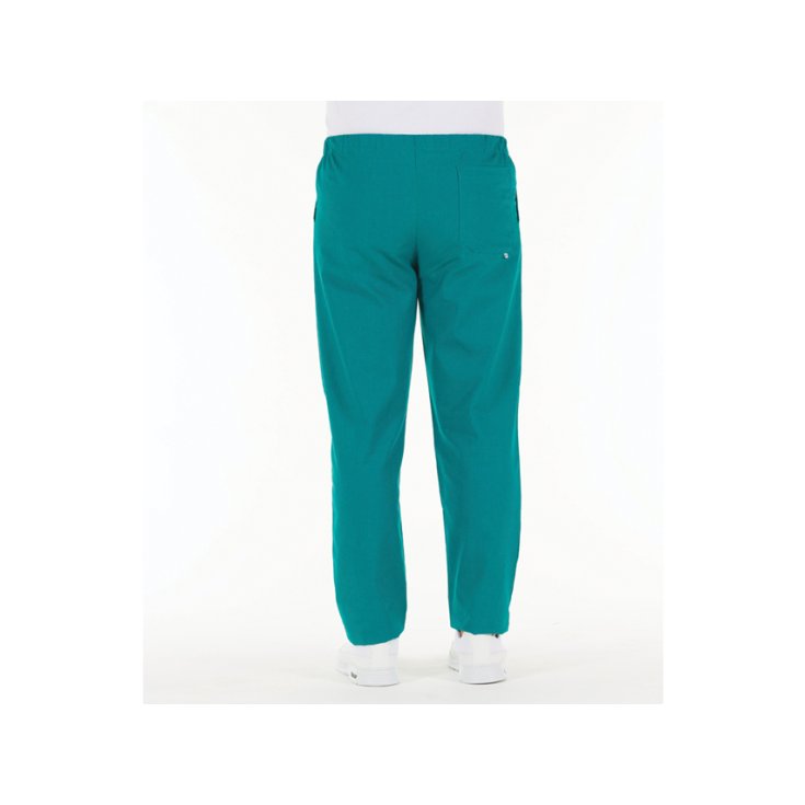 PANTALON EN COTON VERT XS