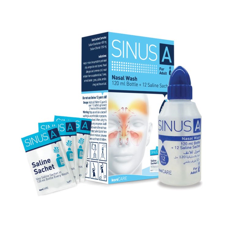 KIT DE LAVAGE SINUS A NAS AD 120ML