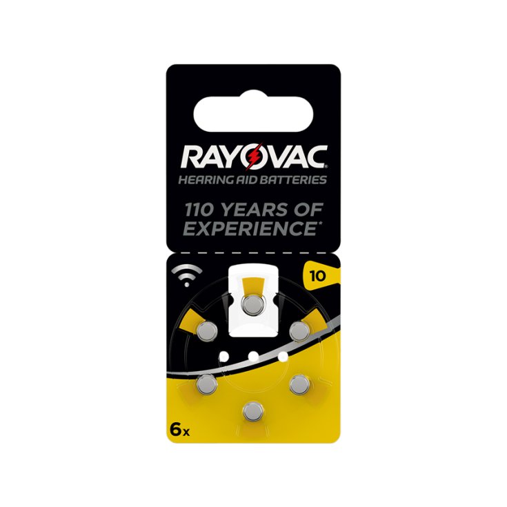 RAYOVAC 10 BATTERIE ACOUSTIQUE