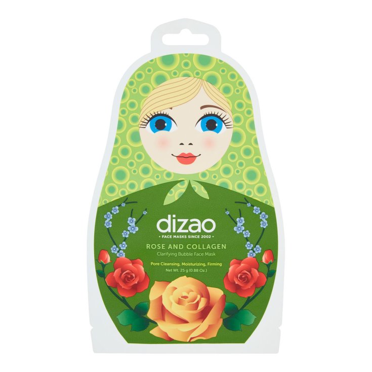 DIZAO MASQUE BUBBLE ROSE ET COLLAGÈNE