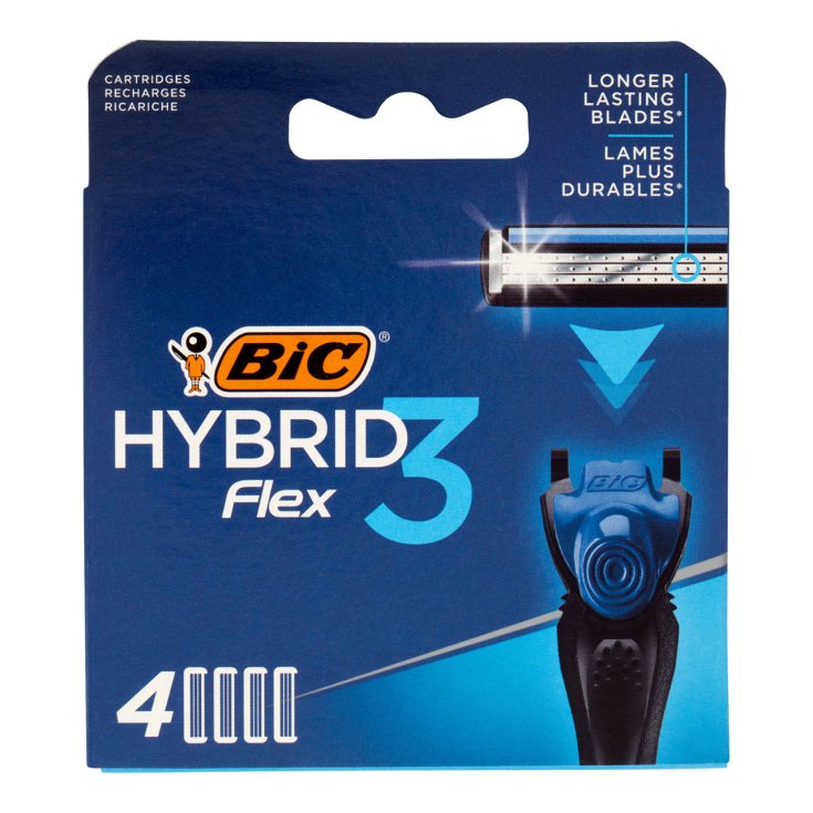 BIC HYBRID FLEX 3 LAMES X 4