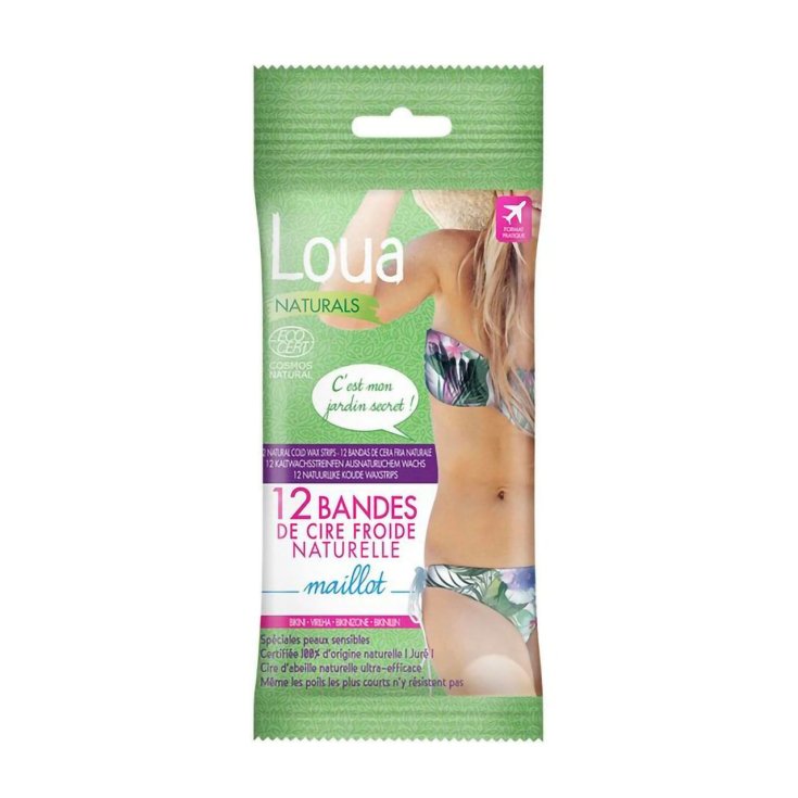 Bandes dépilatoires Naturals Groin Loua 12 pièces