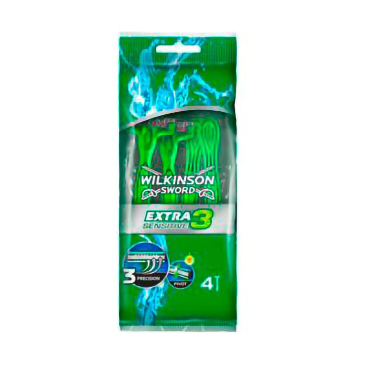 WILKINSON EXTRA 3 SENSIBLE X 4