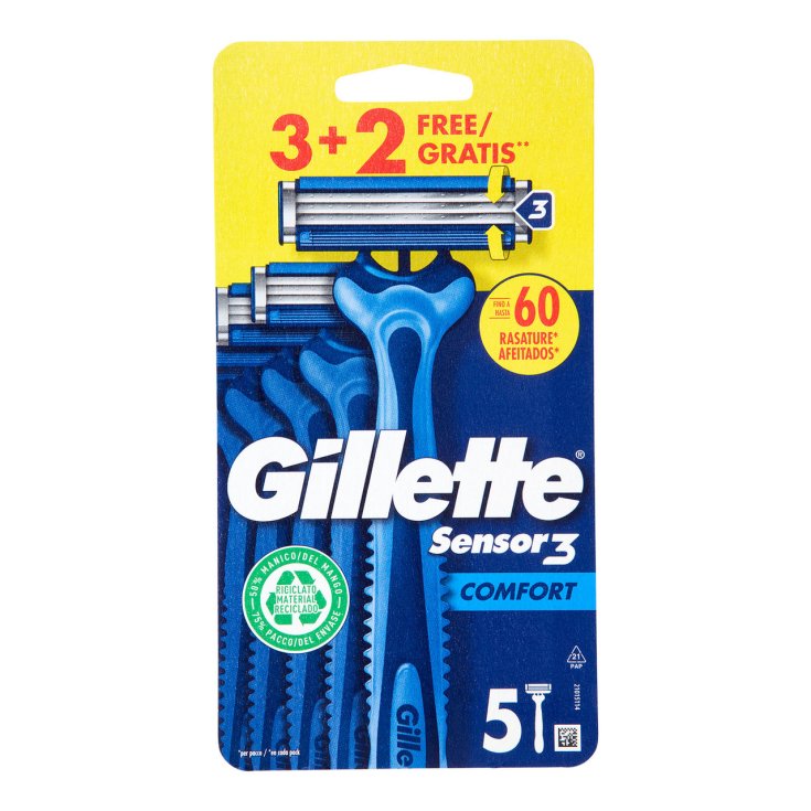 GILLETTE SENSOR3 COMFORT 3+2PZ