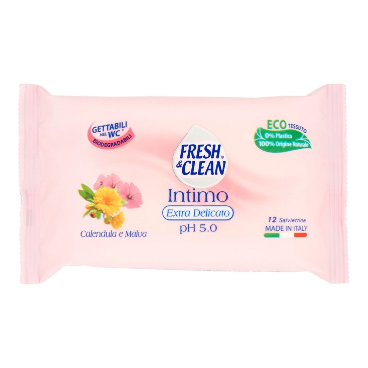 LINGETTES INTIME FRESH & CLEAN 12 PCS