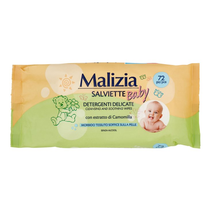 MALIZIA LINGETTES BÉBÉ 72 PIÈCES