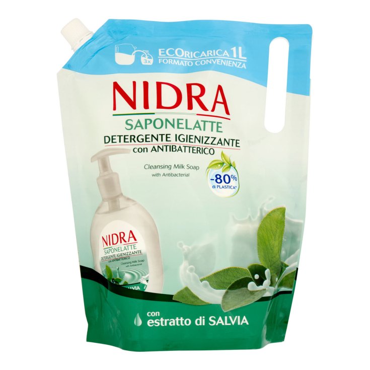 Recharge Saponelatte Antibactérienne Nidra 1000ml