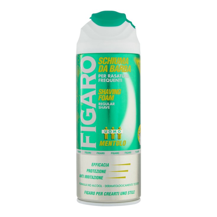FIGARO MENTHOL MOUSSE A BARBE 400 M