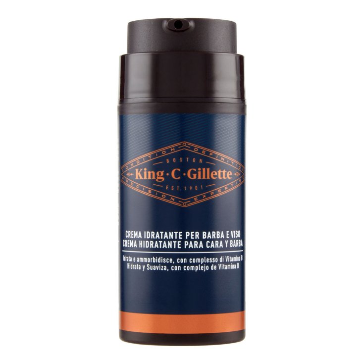 GILLETTE KING MOISTUR BARBA VIS100