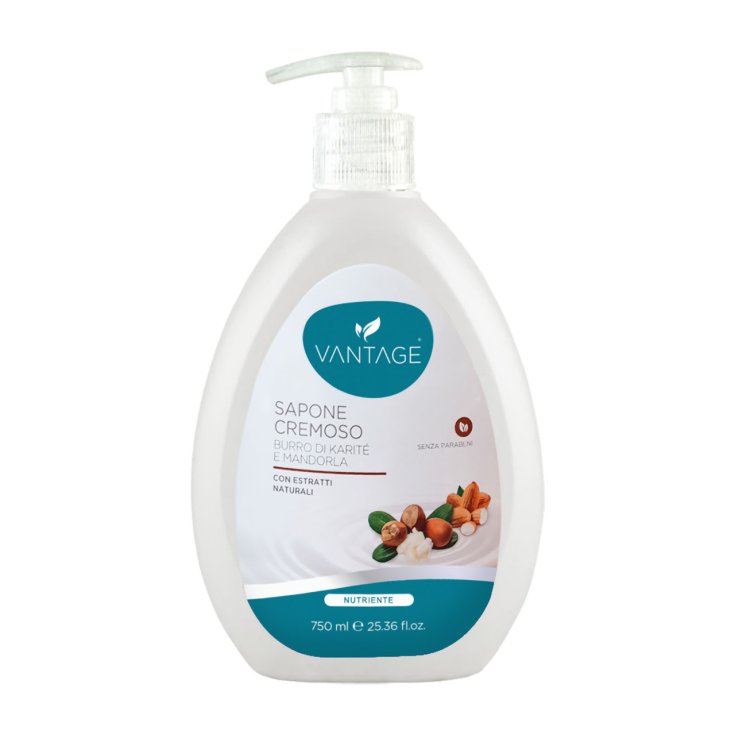Savon Crémeux Amande Et Beurre De Karité VANTAGE 750ml Savon Crémeux Amande Et Beurre De Karité VANTAGE 750ml