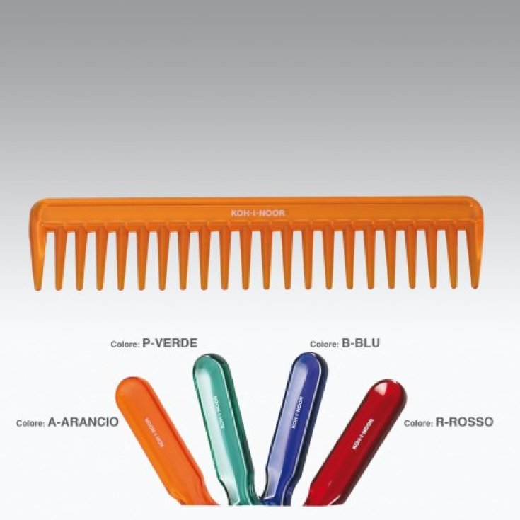 Koh-I-Noor Radone Peigne Pour Cheveux Mouillés Et Bouclés Orange 7132A