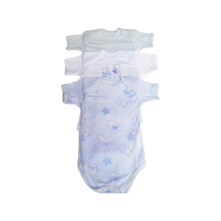 Tri pack sous-vêtement bébé garçon demi manche Pastel BY3432T-C 12 m