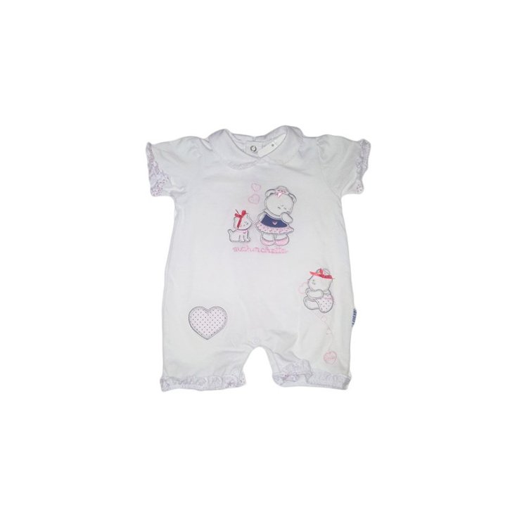 Irge Baby Onesie Barboteuse Nouveau-né Couleur Blanche Taille 2-6 Mois