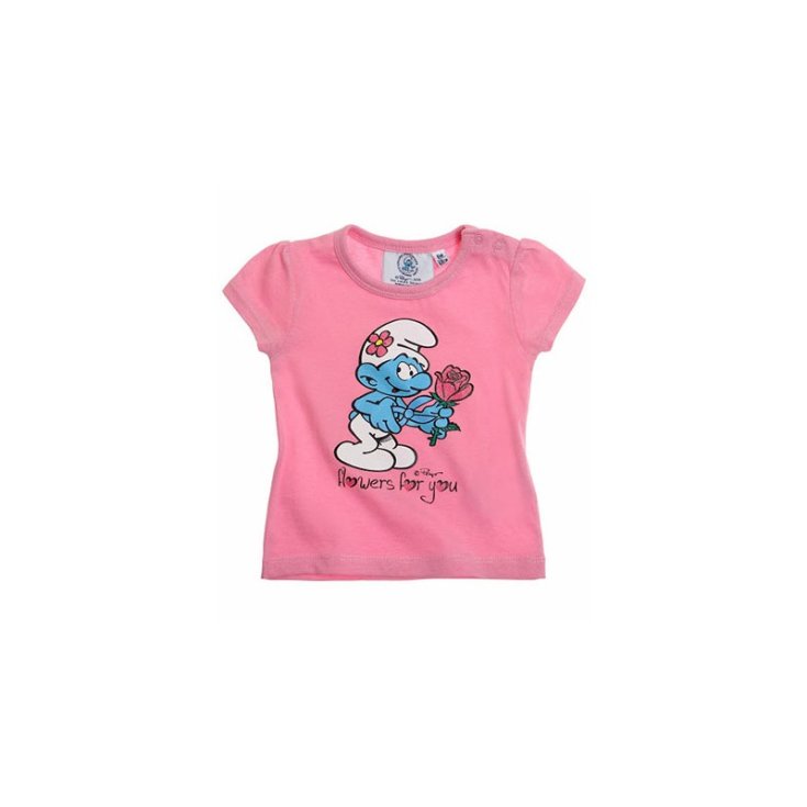 Les Schtroumpfs Tee-shirt bébé fille Schtroumpf 12 m