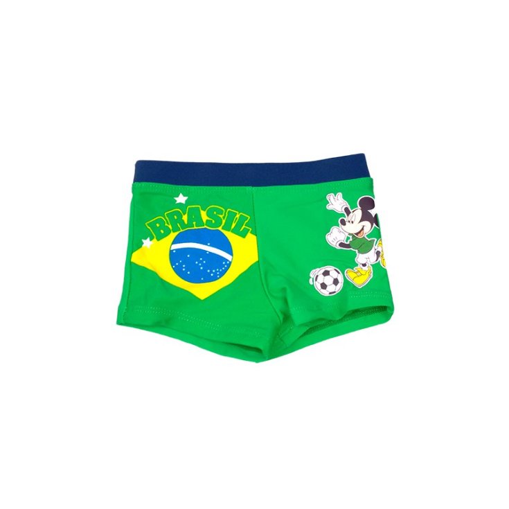 Maillot de bain boxer bébé garçon Disney baby Mickey Mouse vert 6 m