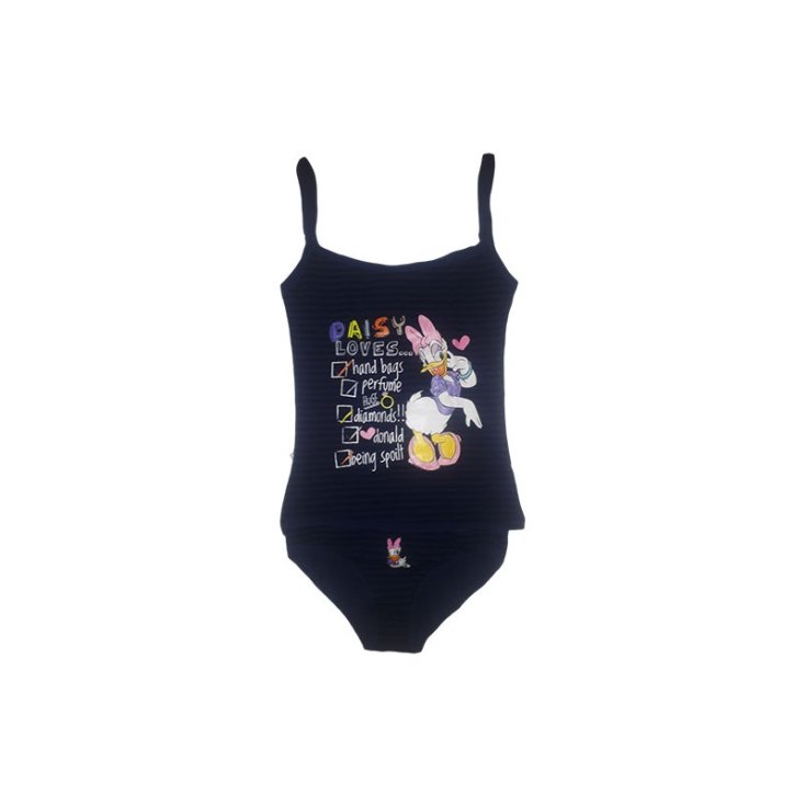 Ensemble complet 2pcs débardeur et slip bébé fille Disney Daisy Duck bleu L.