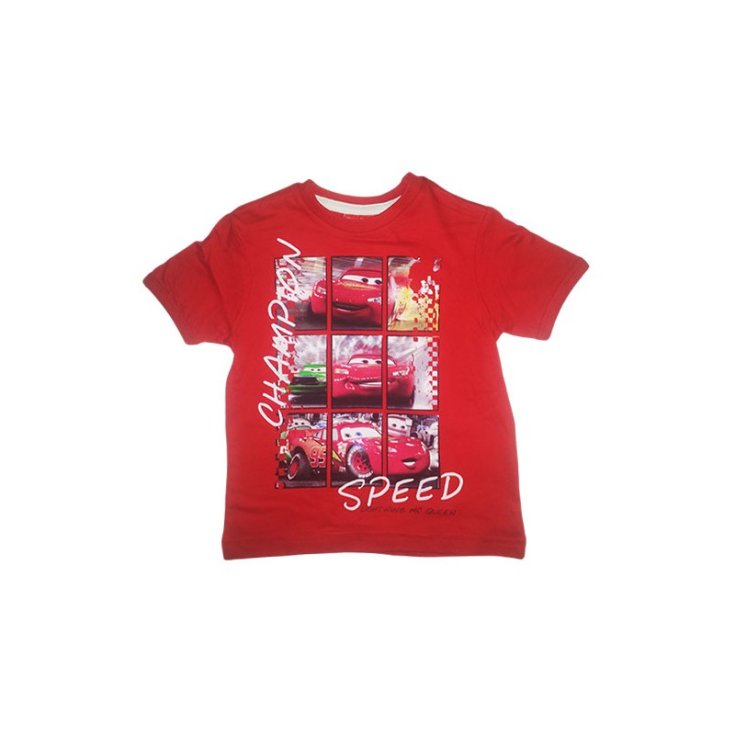 Tee-shirt t-shirt bébé garçon Disney Cars rouge 8A