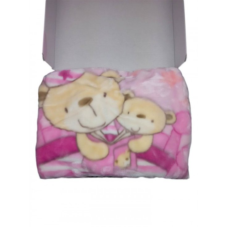 Housse de couverture polaire sac bébé berceau landau nouveau-né I Batuffolini rosa TU
