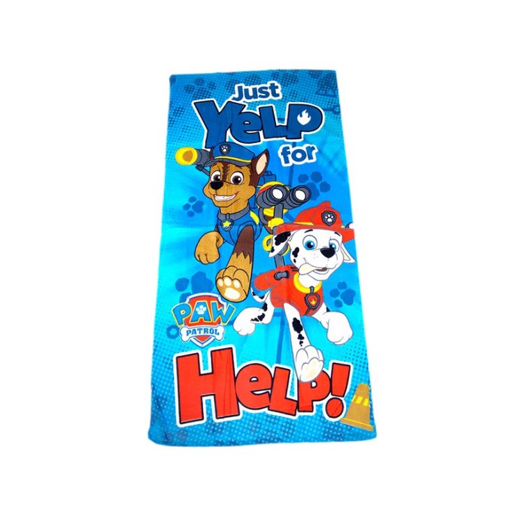 Drap de plage bébé garçon éponge Paw Patrol TU