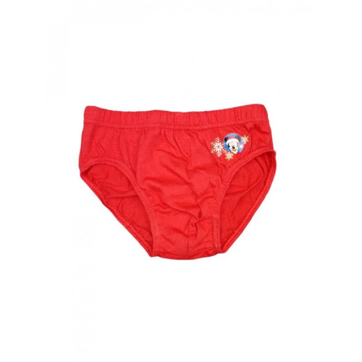 Slip culotte de No l b b gar on Disney Mickey rouge 4 5 ans