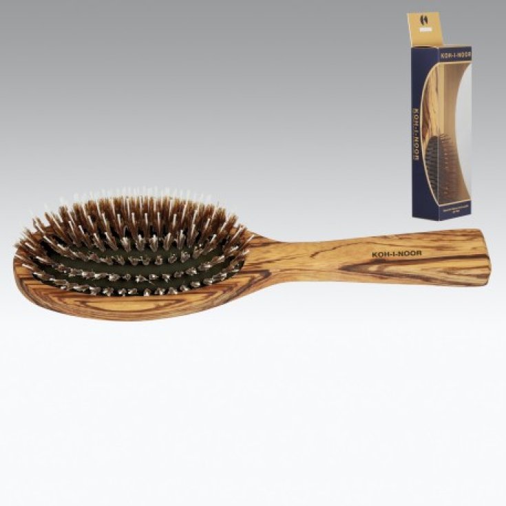 Koh-I-Noor Grande Brosse Pneumatique Ovale En Bois De Zebrano 691z