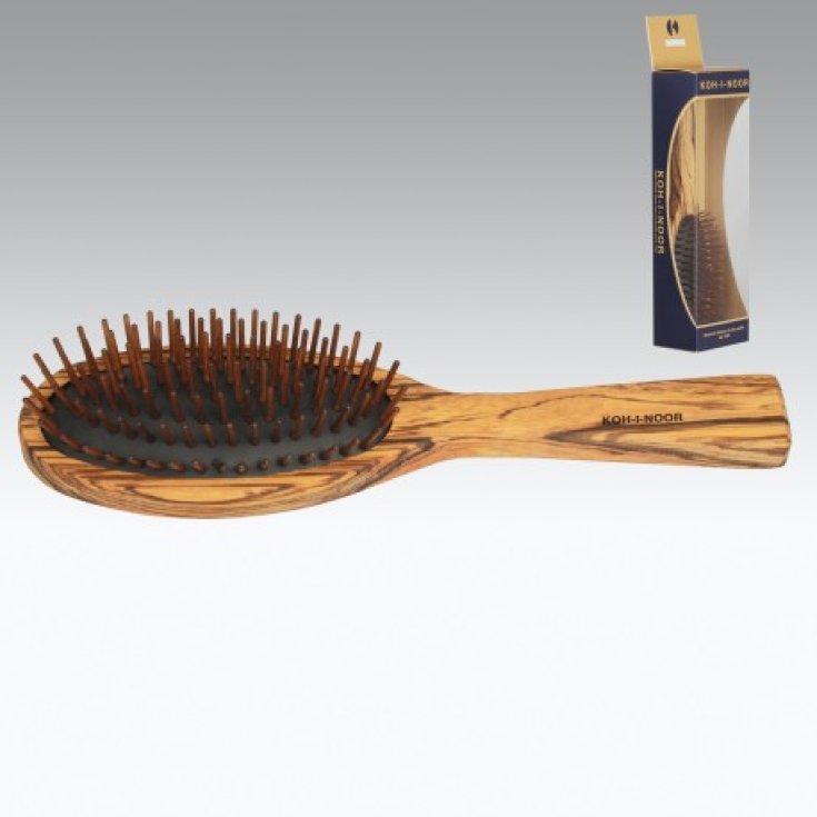 Koh-I-Noor Grande Brosse Pneumatique Ovale En Bois De Zebrano 683z