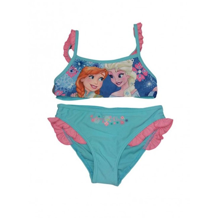 Maillot de bain bikini 2 pièces turquoise Disney La Reine des neiges fille 8A