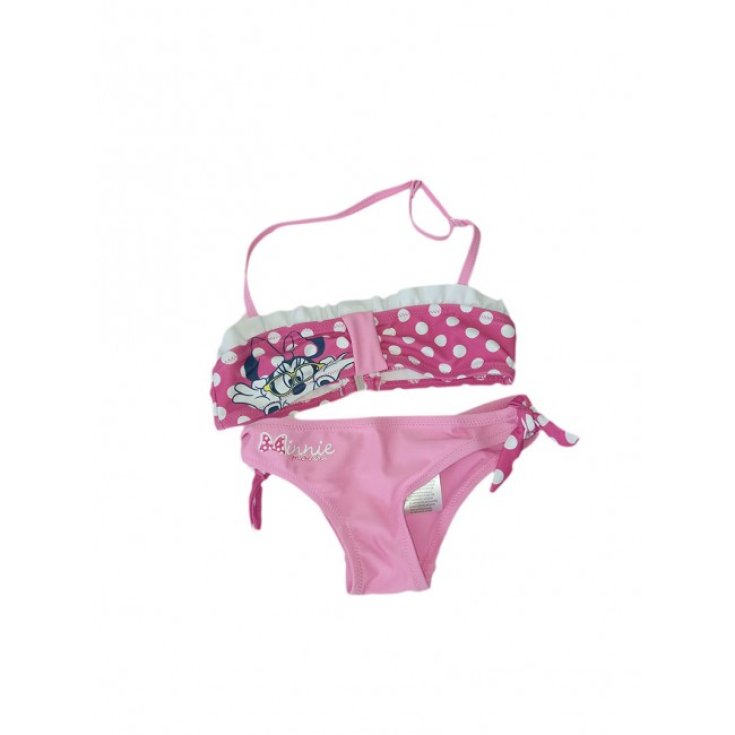 Maillot de bain 2 pièces fille Disney Minnie rose 5A