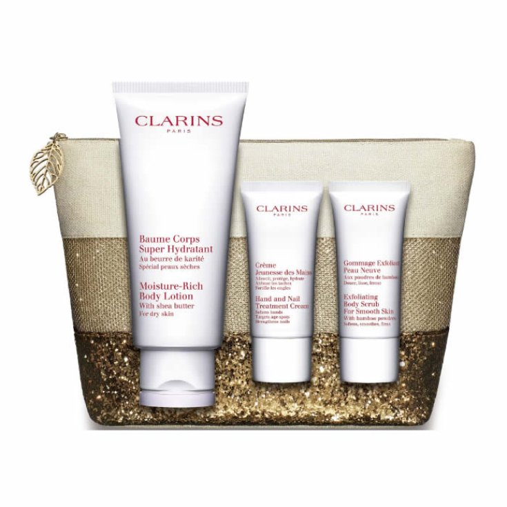 Clarins Crème Corps Super Hydratante 200ml Coffret 4 Parties 2017