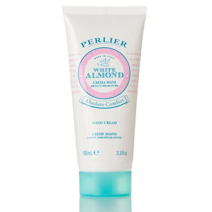 Perlier Crème Mains Amande Blanche Pack Réparateur 100ml