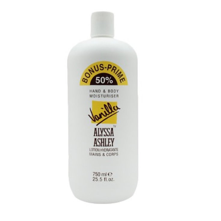 Alyssa Ashley Crème hydratante pour les mains et le corps à la vanille 750 ml Alyssa Ashley Crème hydratante pour les mains et le corps à la vanille 750 ml