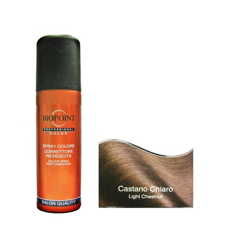 Biopoint Spray Couleur Correcteur Repousse Châtain Clair 75 ml