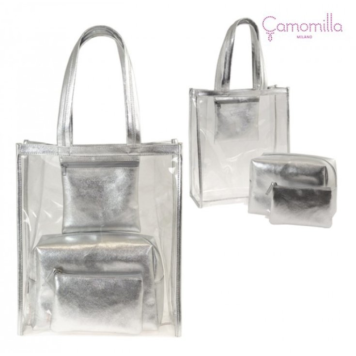 Camomilla Set Bag Métal Argenté Réf.06606