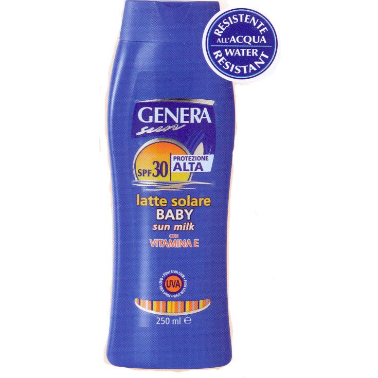 Genera Sun Bébé Lait Solaire à la Vitamine E SPF30 250 ml