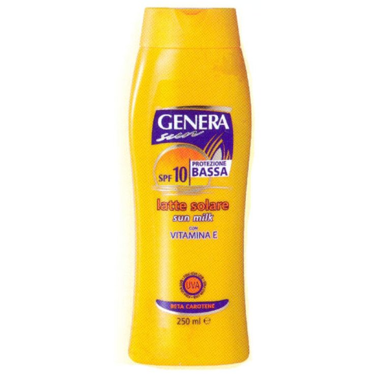 Genera Sun Lait Solaire à la Vitamine E SPF10 250 ml