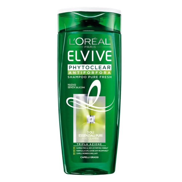L'Oréal Elvive Phytoclear Shampooing Antipelliculaire Fraîcheur Pure 400 ml