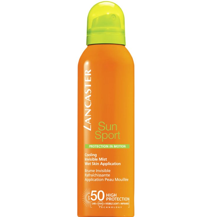 Lancaster Sun Sport Brume Invisible Rafraîchissante Application Peau Humide Spf50 200 ml