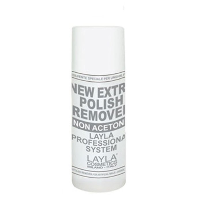 Layla New Extra Polish Remover Dissolvant Spécial Sans Acétone pour Faux Ongles 125 ml