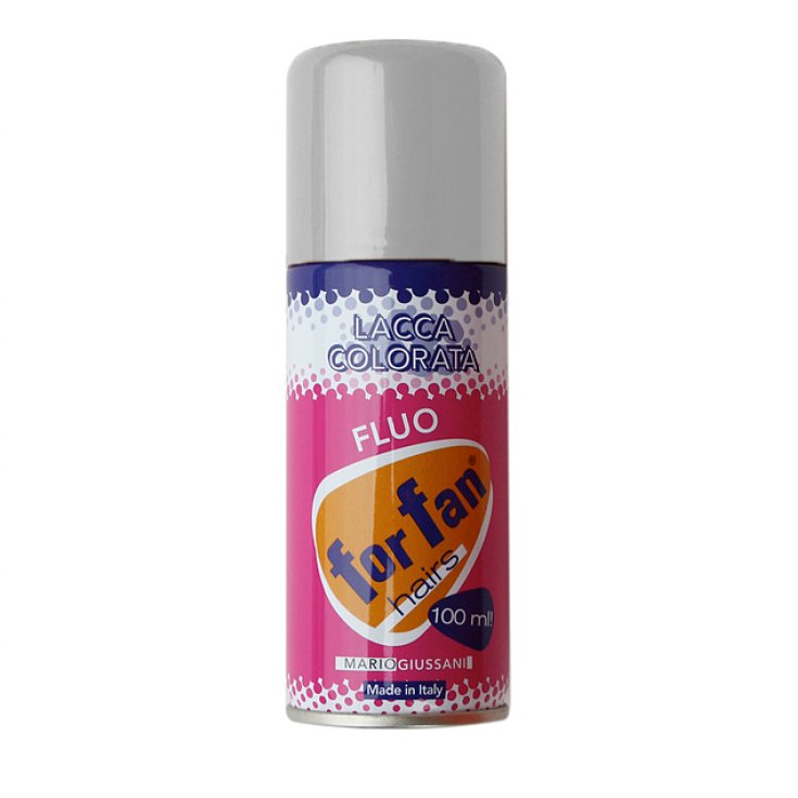 Mario Giussani Laque De Couleur Fluo Pour Poils De Fan 100 ml argent