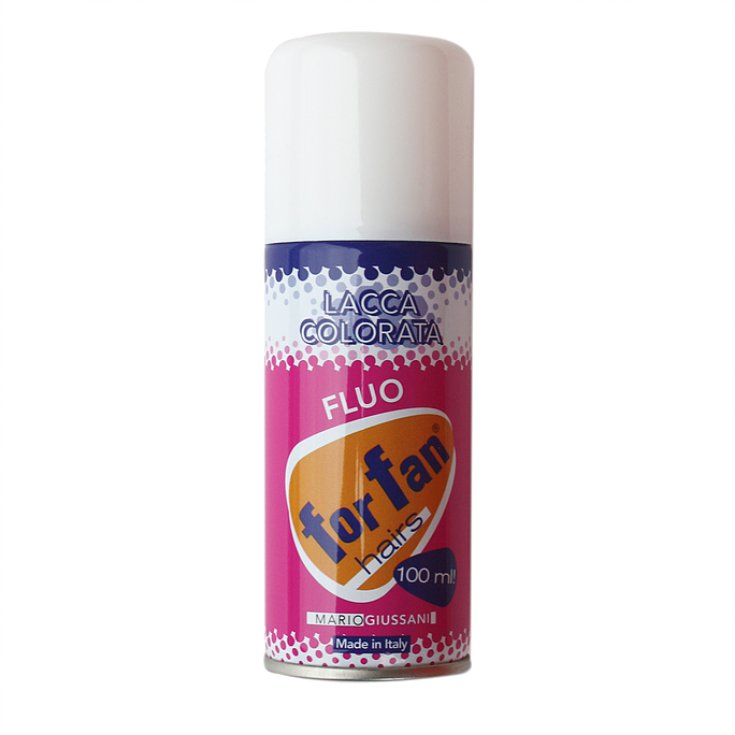 Mario Giussani Laque De Couleur Fluo Pour Poils De Fan 100 ml blanc