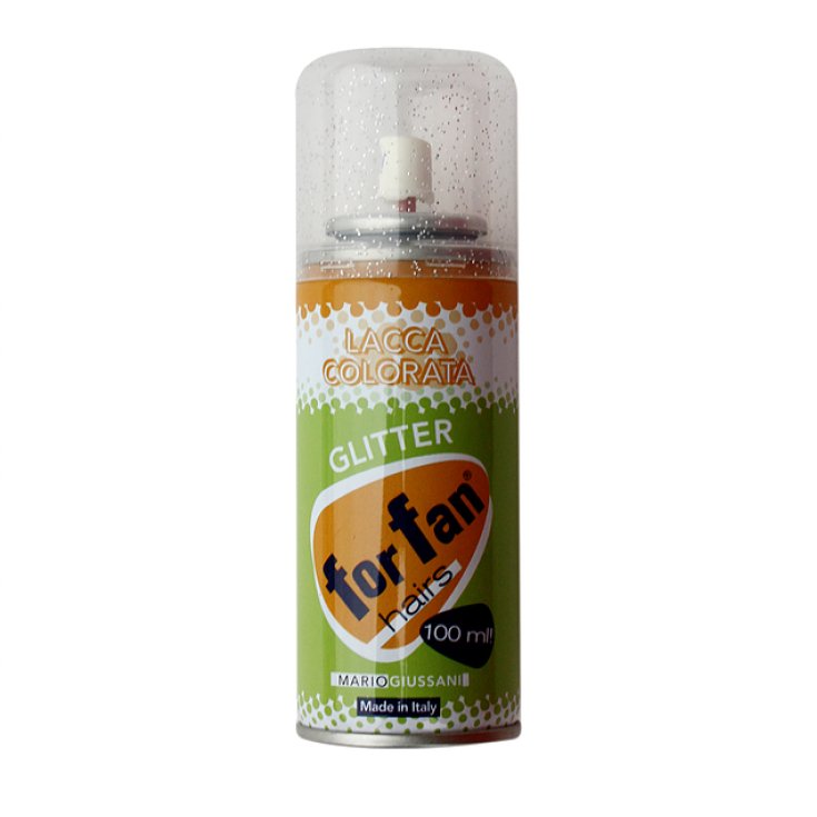 Mario Giussani Laque De Couleur Fluo Pour Poils De Fan 100 ml paillettes d'argent