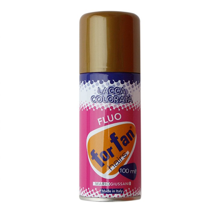 Mario Giussani Laque De Couleur Fluo Pour Poils De Fan 100 ml or