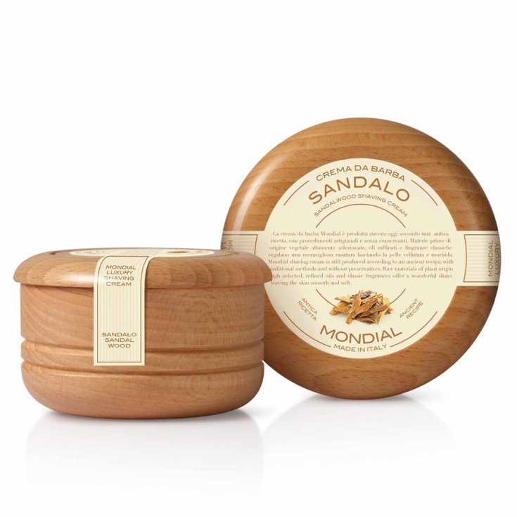 Mondial Luxury Shaving Cream Sandal 140 ml crème à raser Mondial Luxury Shaving Cream Sandal 140 ml crème à raser