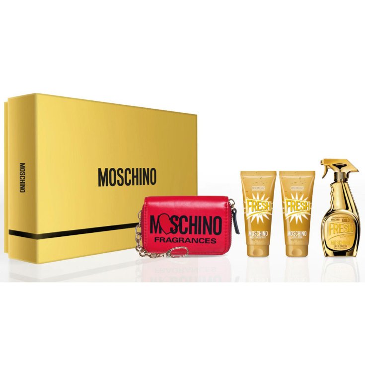 Moschino Fresh Couture Gold Eau De Parfum Vaporisateur 50 ml Coffret 4 Parties 2018