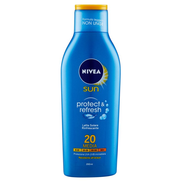 * NIVEA P/LAIT RAFRAÎCHISSANT FP20 200 ML