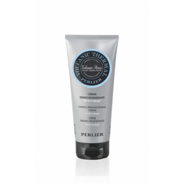 Perlier Volcanic Thermal Crème Thermo-Régénérante - Stone Massage - 200 ml